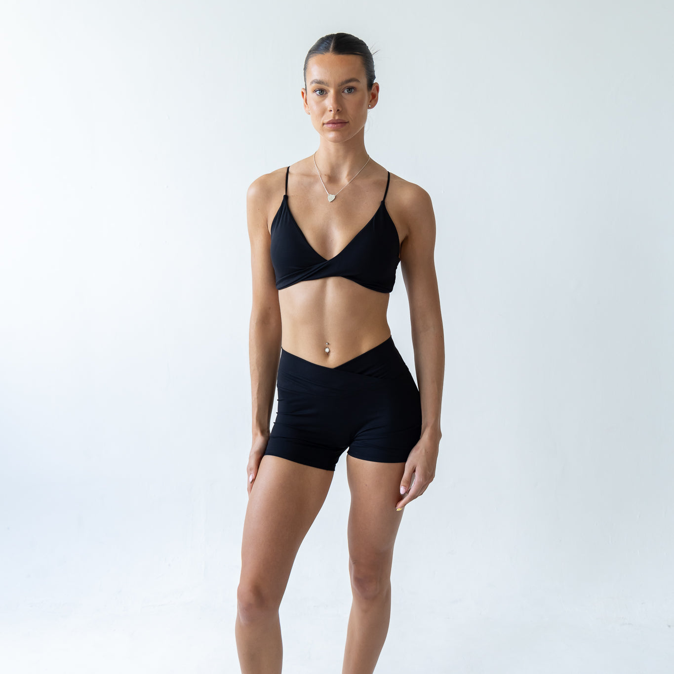Black Soft Sculpt Shorts