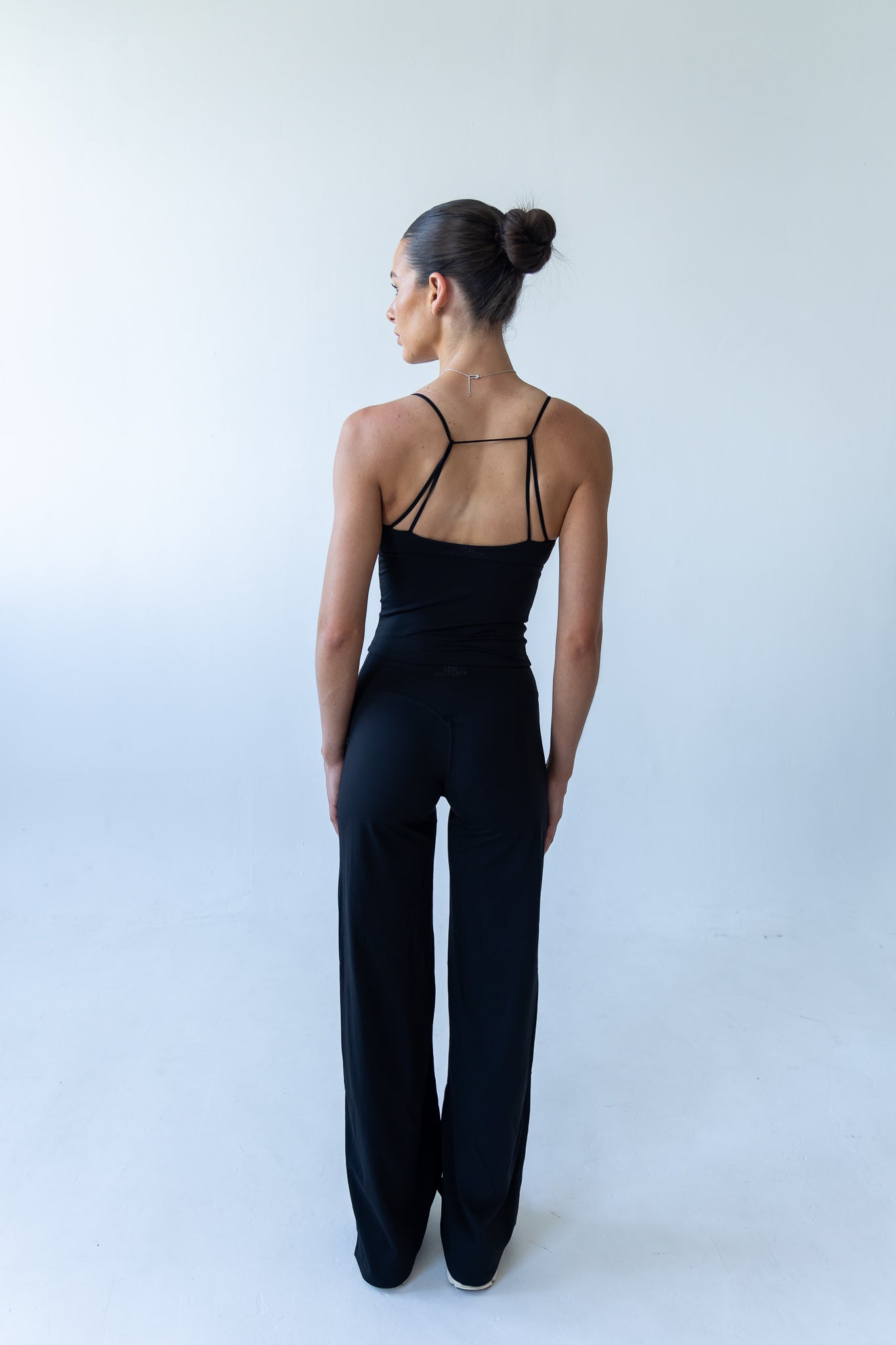 Black Soft Sculpt Plunge Top