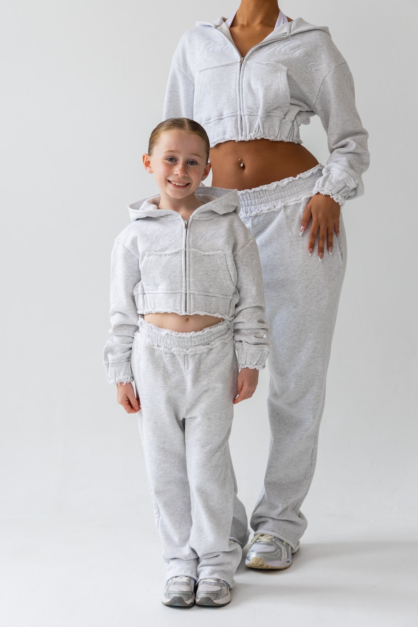 Kids Marl Grey Tracksuit