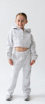 Kids Marl Grey Tracksuit