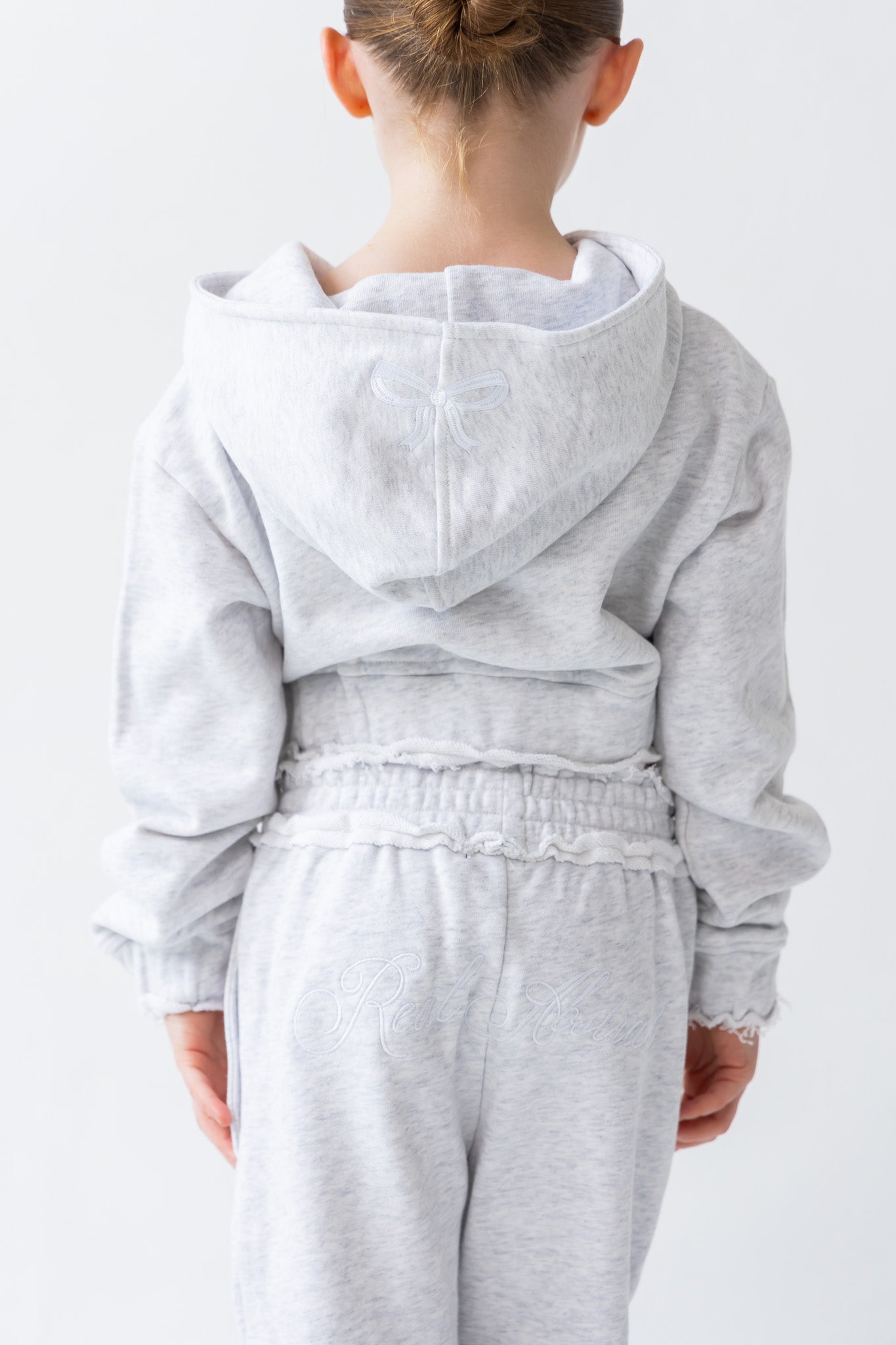 Kids Marl Grey Tracksuit