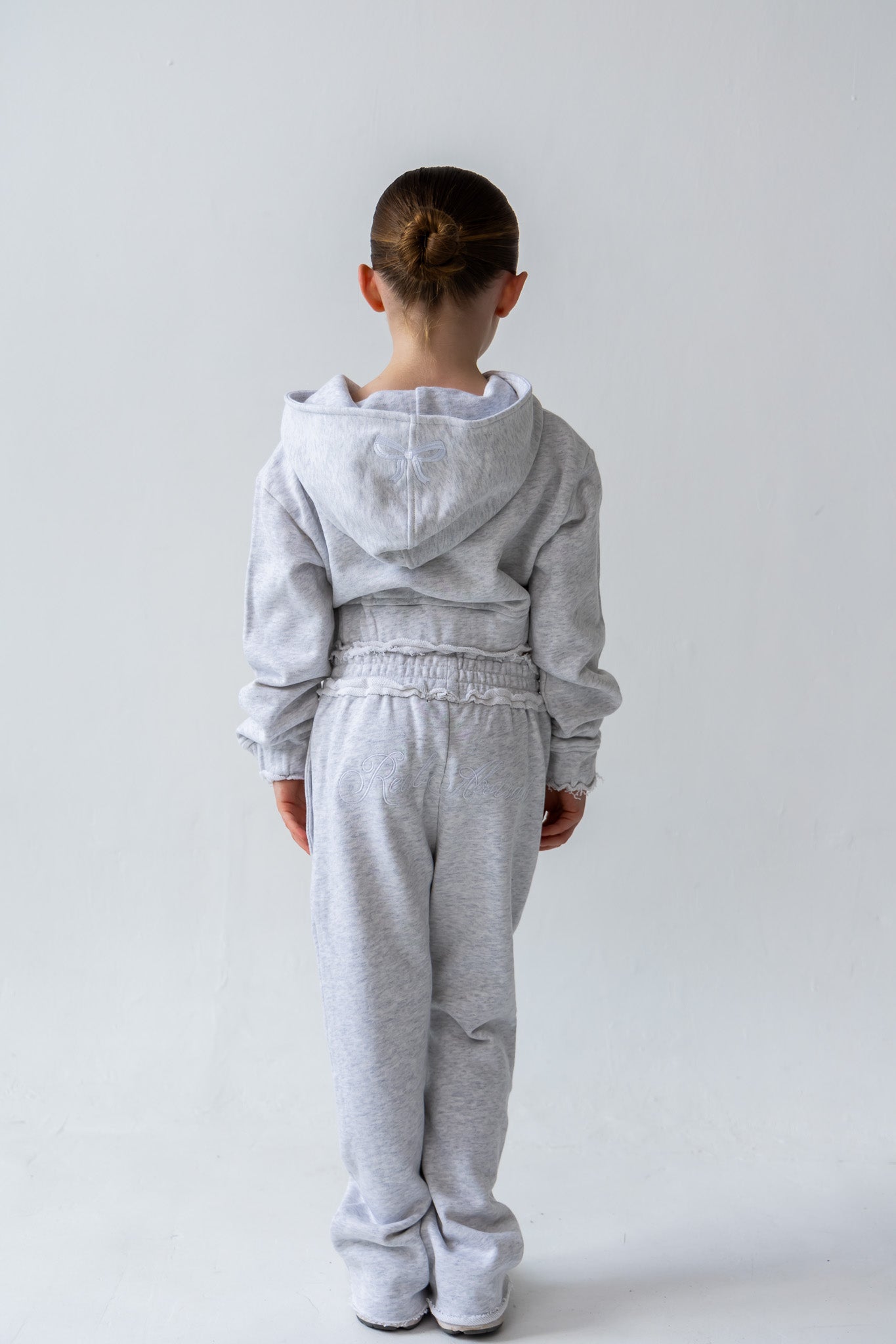 Kids Marl Grey Tracksuit