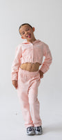 Kids Powder Pink Tracksuit