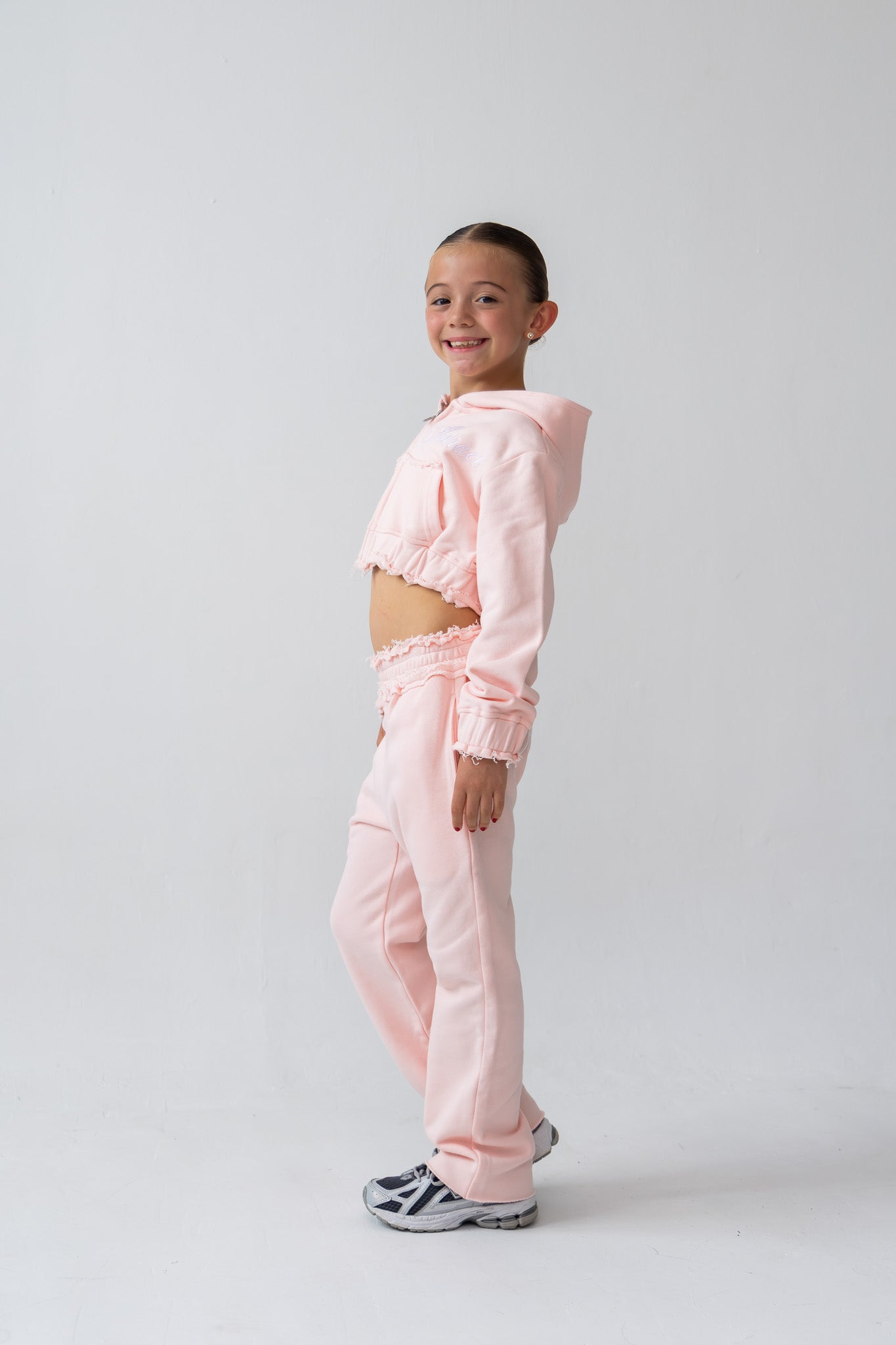 Kids Powder Pink Tracksuit