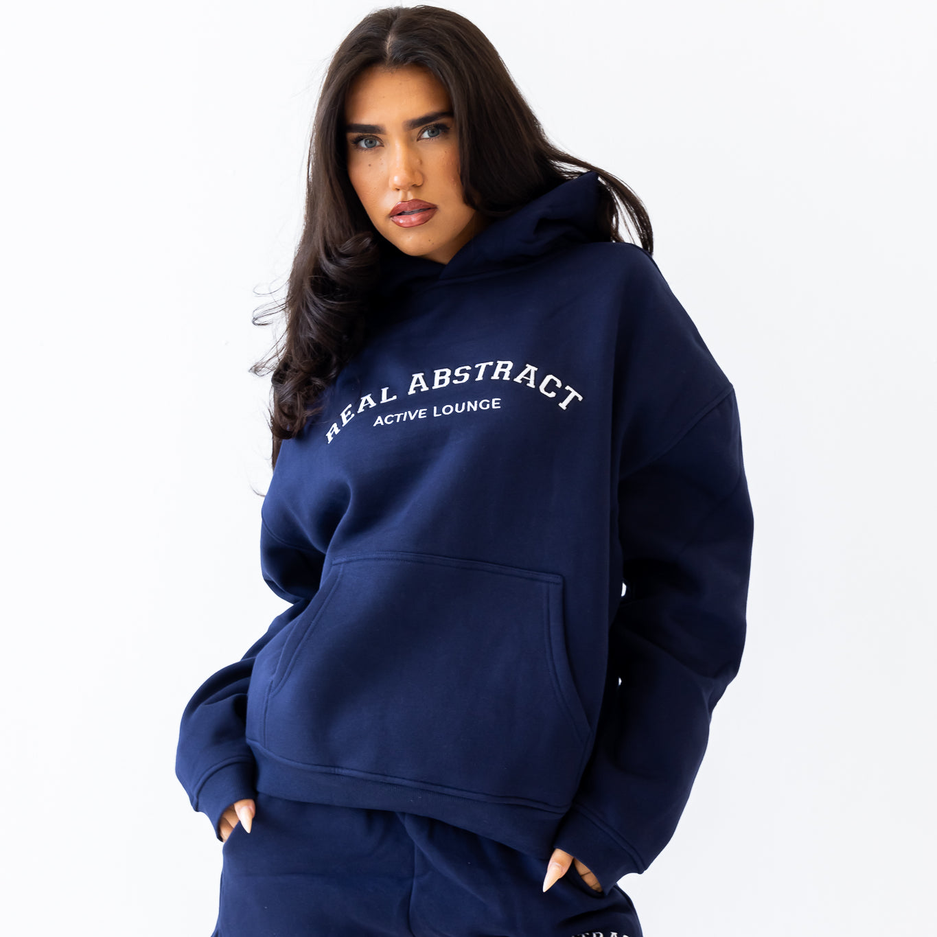 Navy Active Lounge hoodie