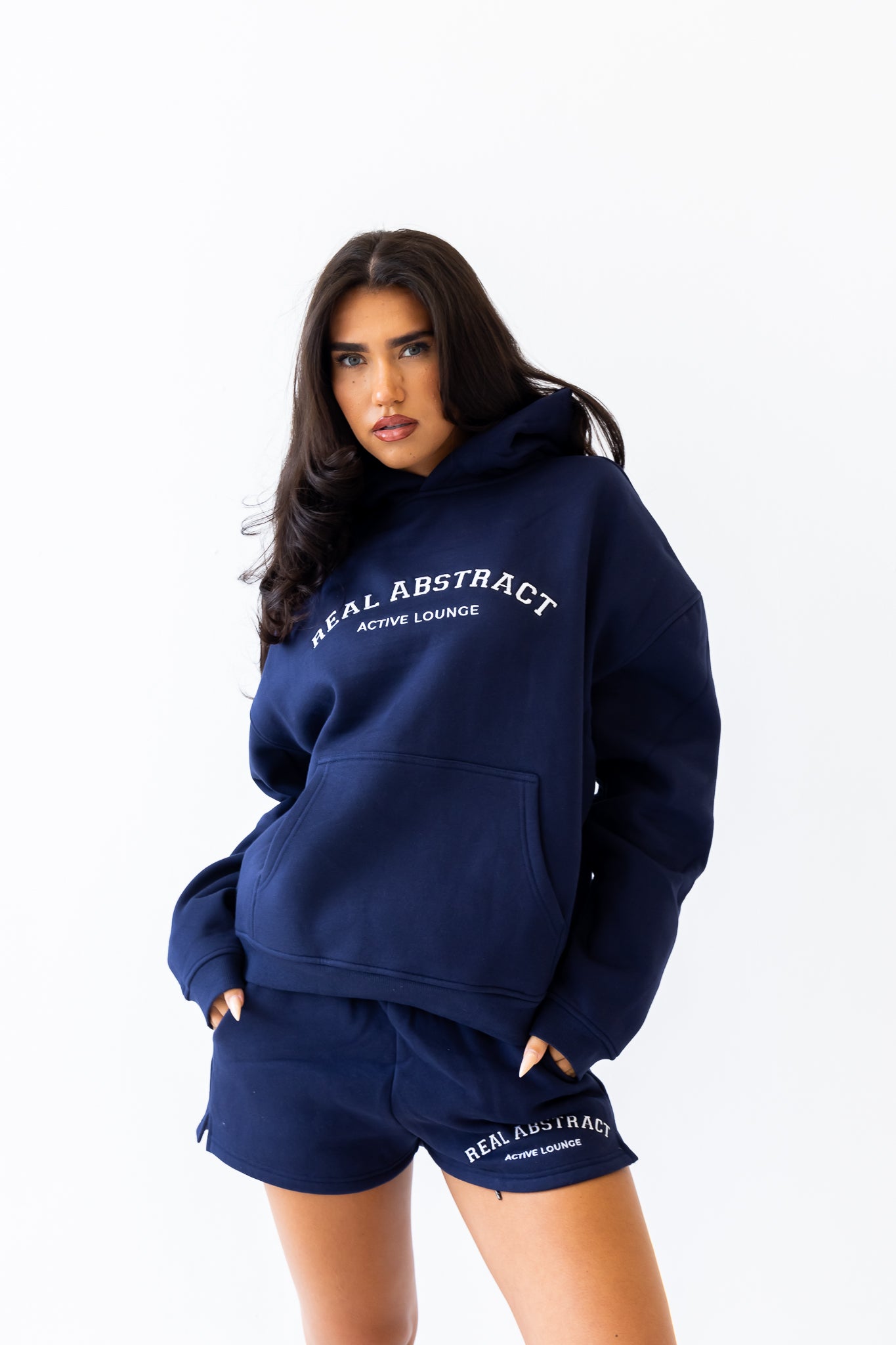 Navy Active Lounge hoodie