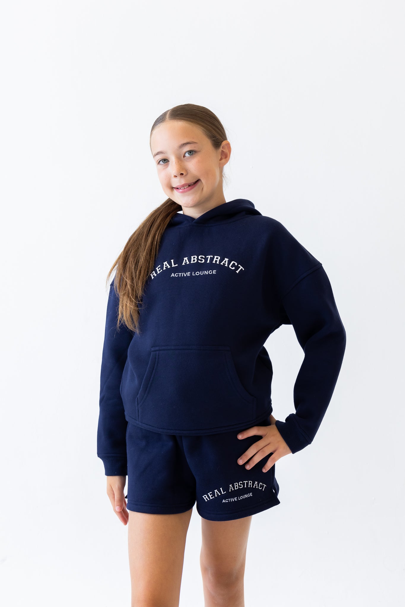 Navy Active Lounge hoodie