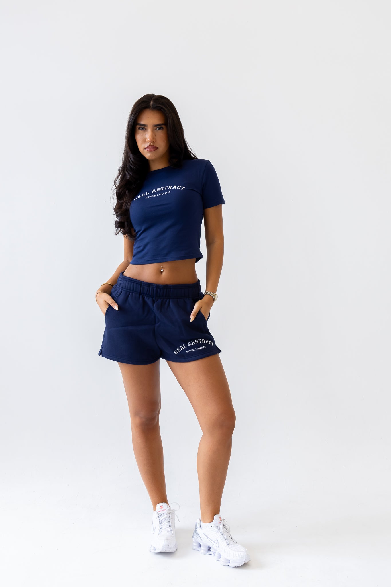 Navy Active Lounge Shorts