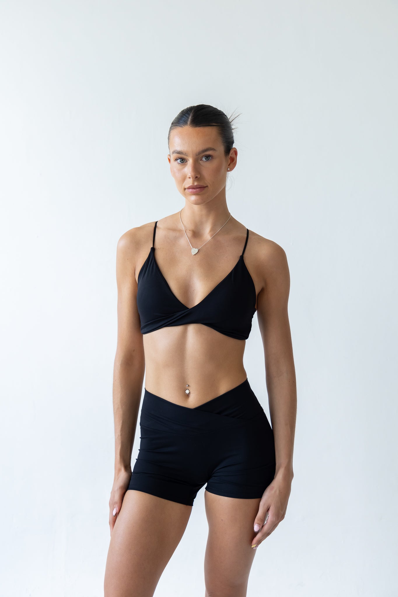Black Soft Sculpt Shorts