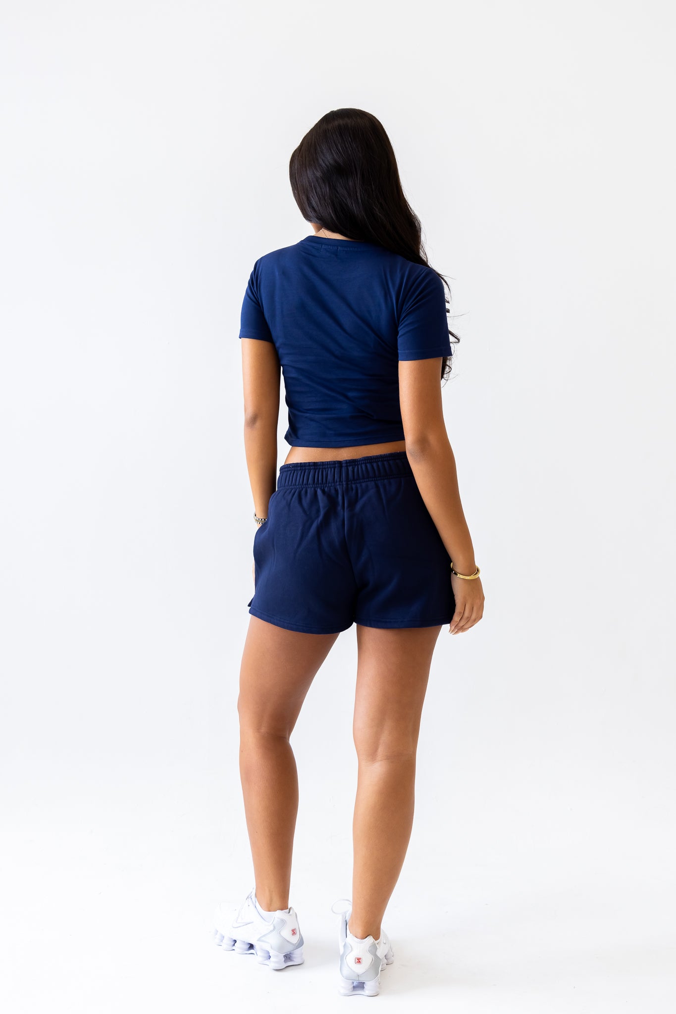 Navy Active Lounge Baby Tee
