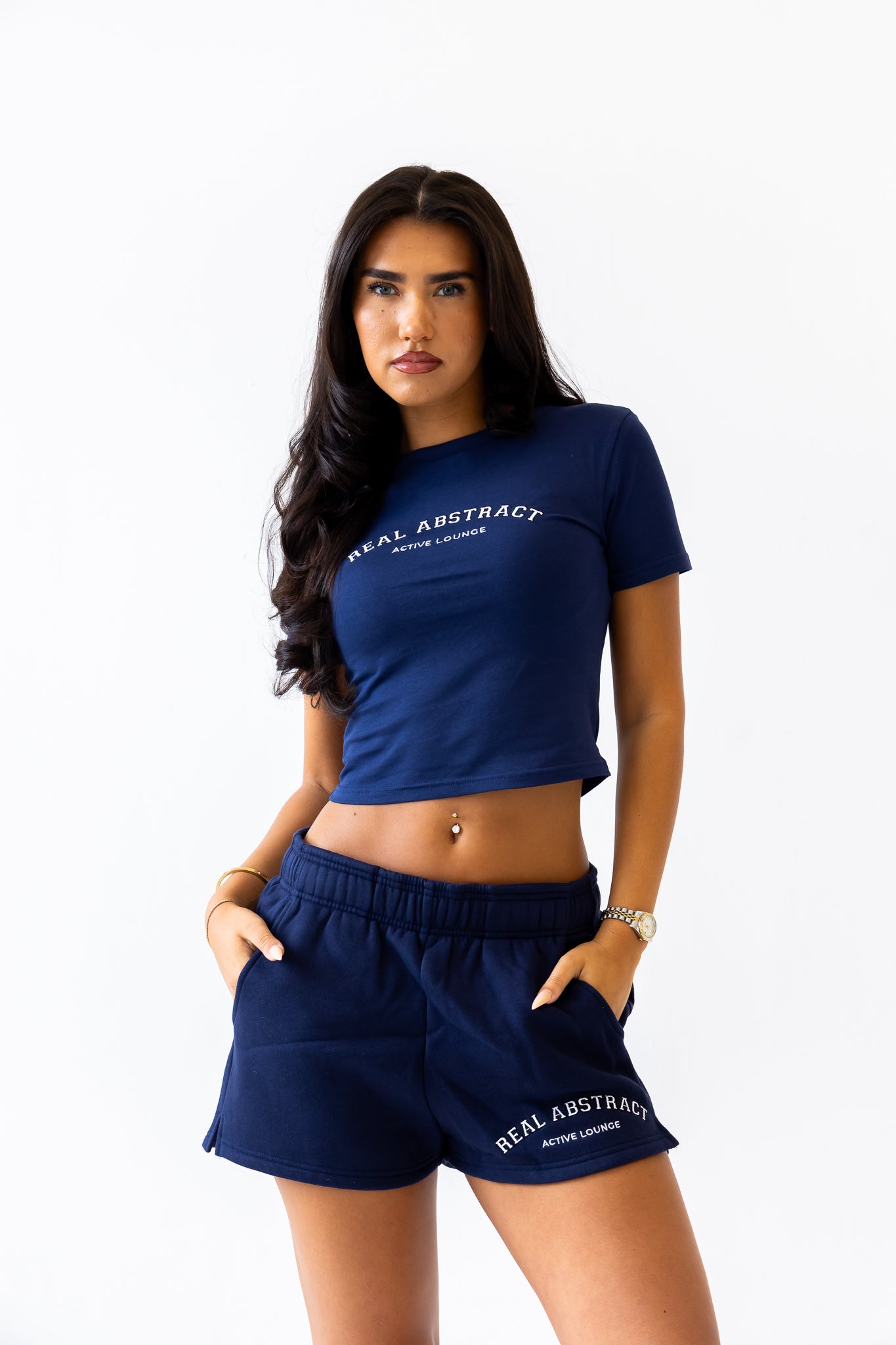 Navy Active Lounge Shorts