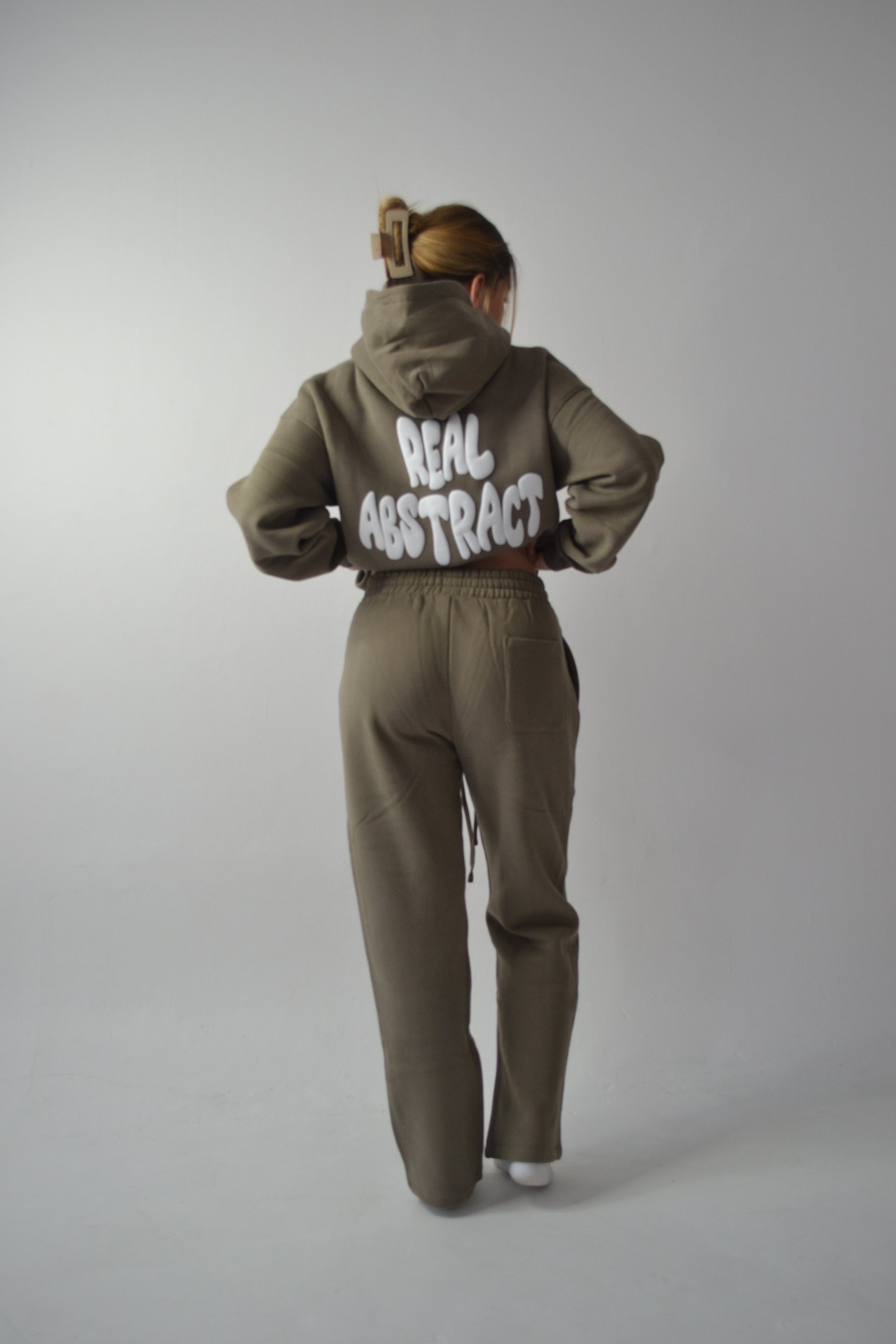 Mocha core neutrals straight leg joggers