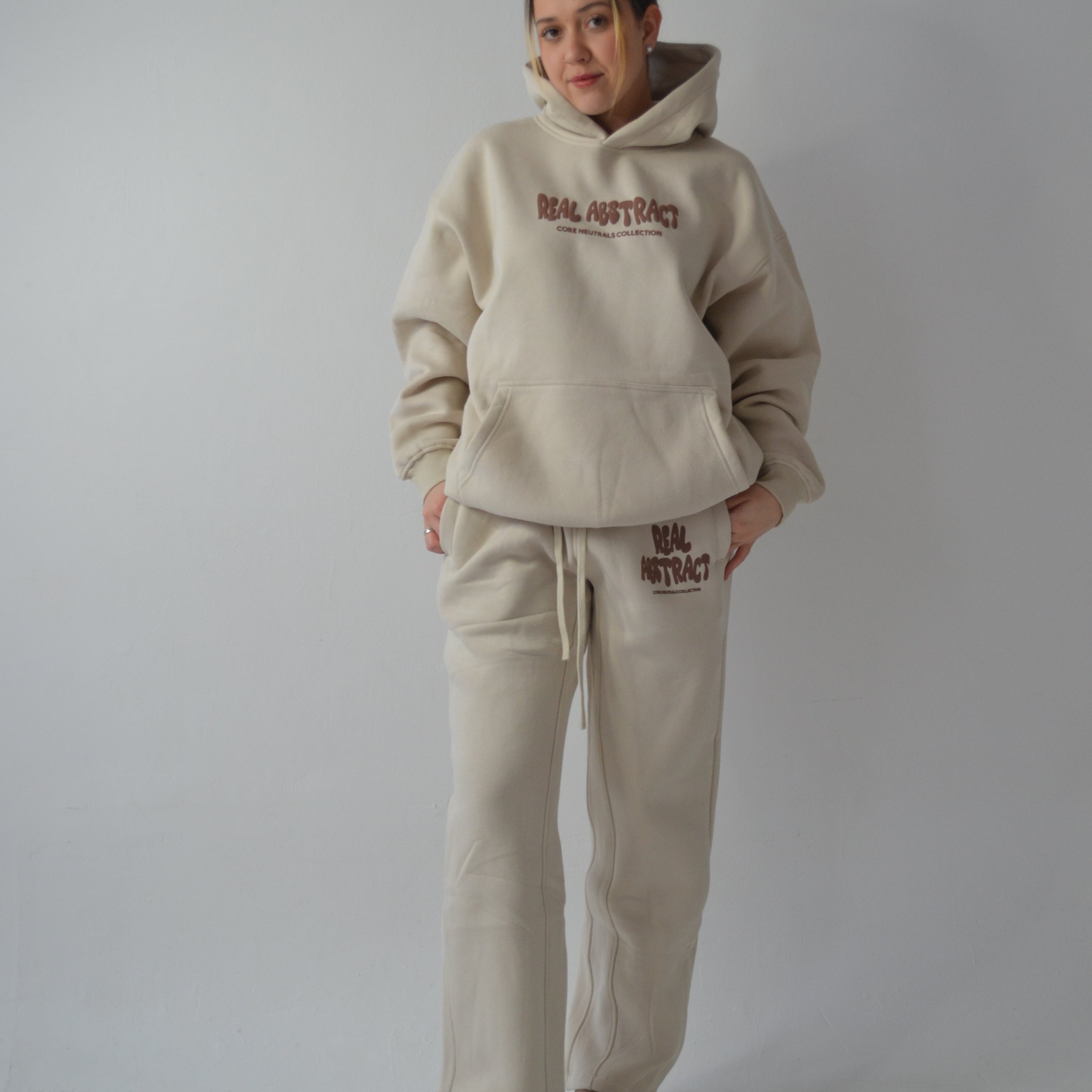 Sand core neutrals straight leg joggers