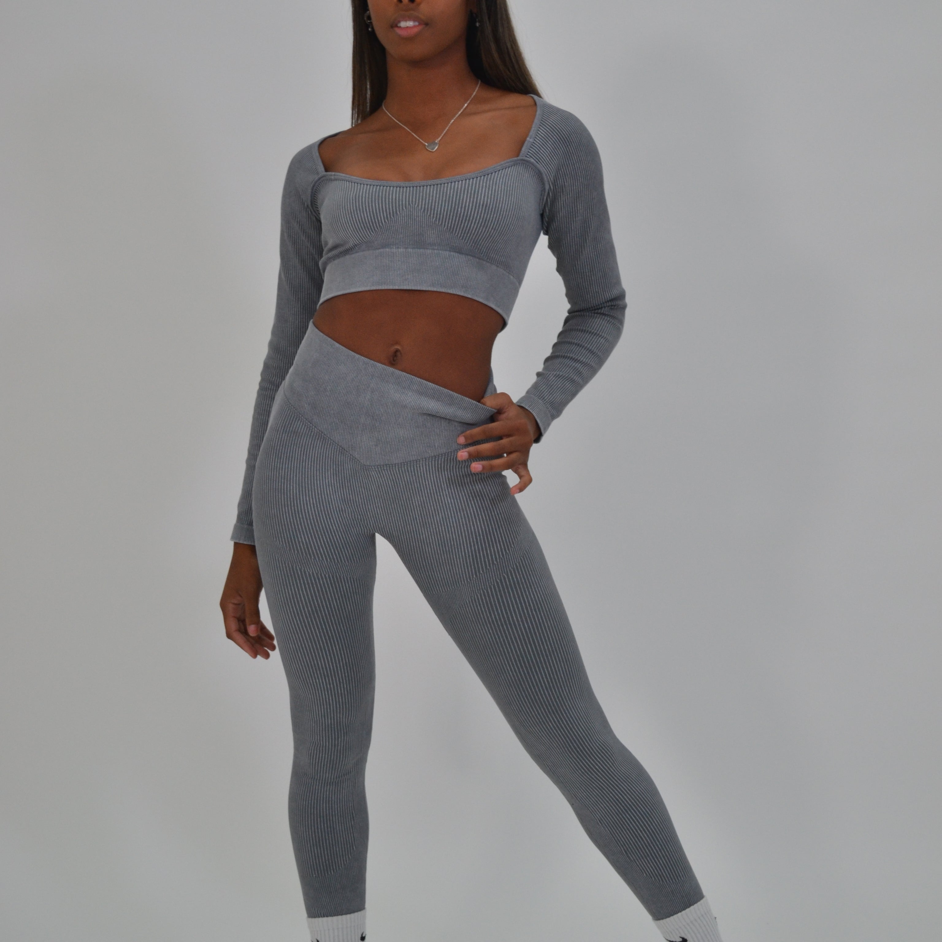 Sculpt Scrunch Bum Leggings - Grey