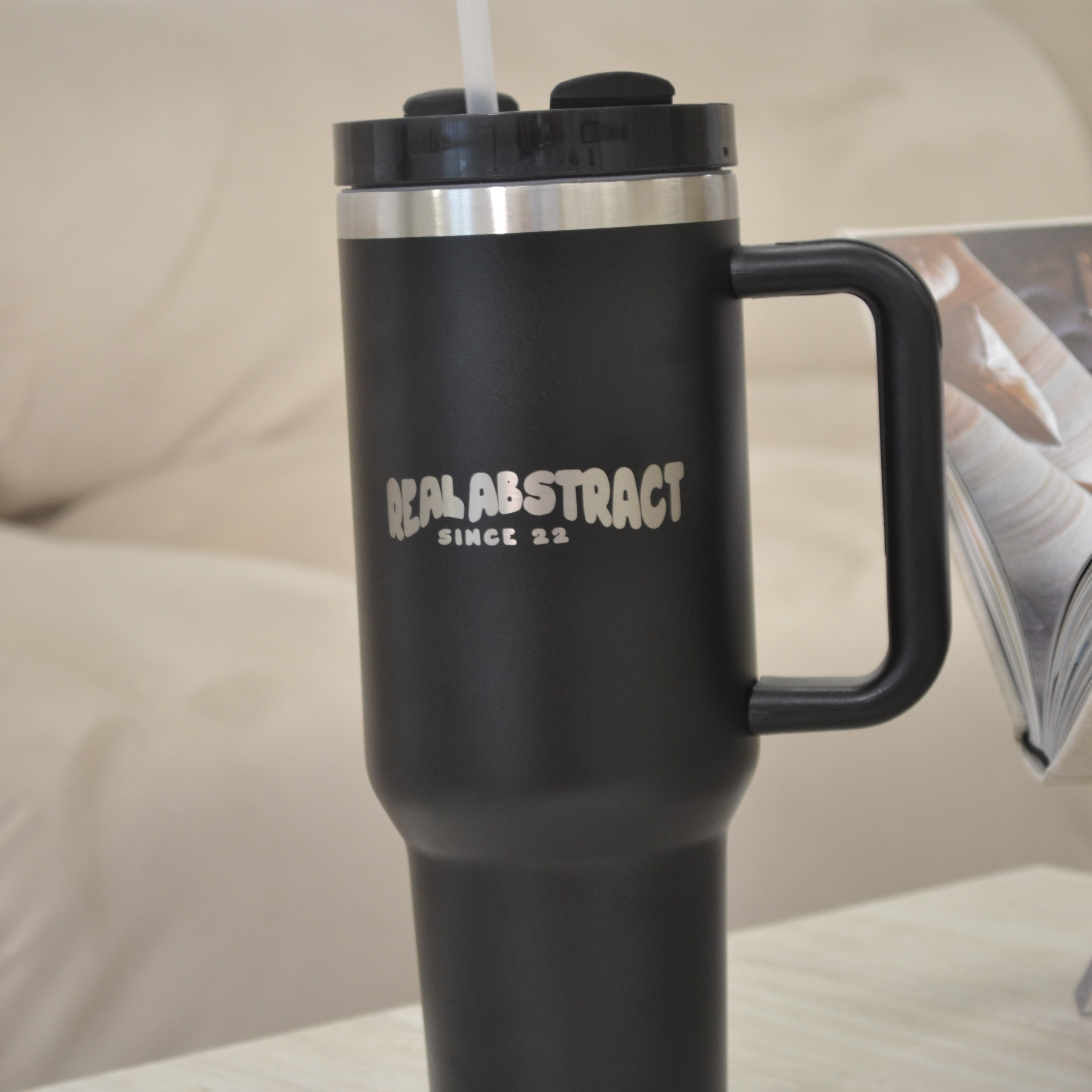 Black large flask
