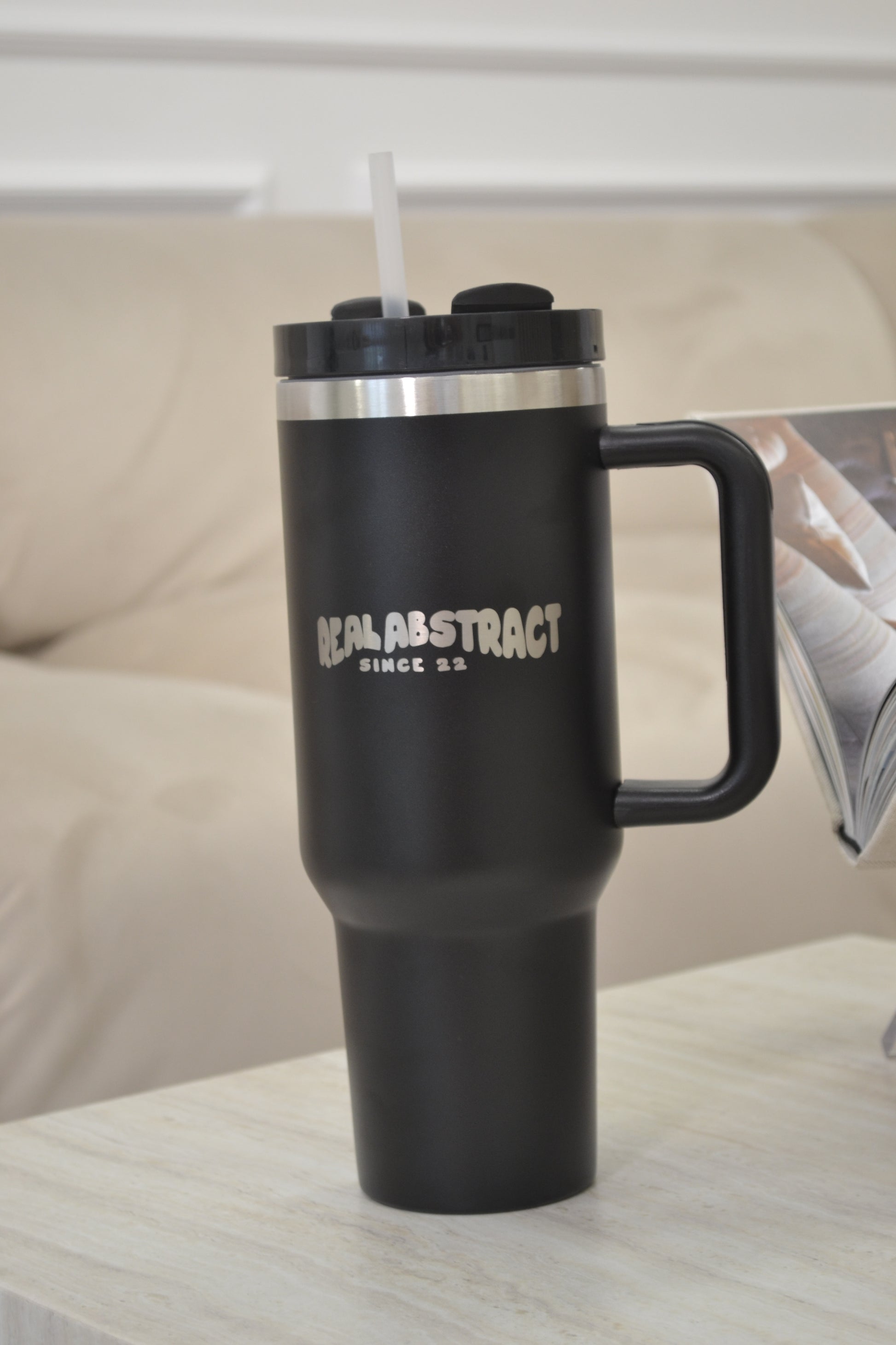 Black large flask