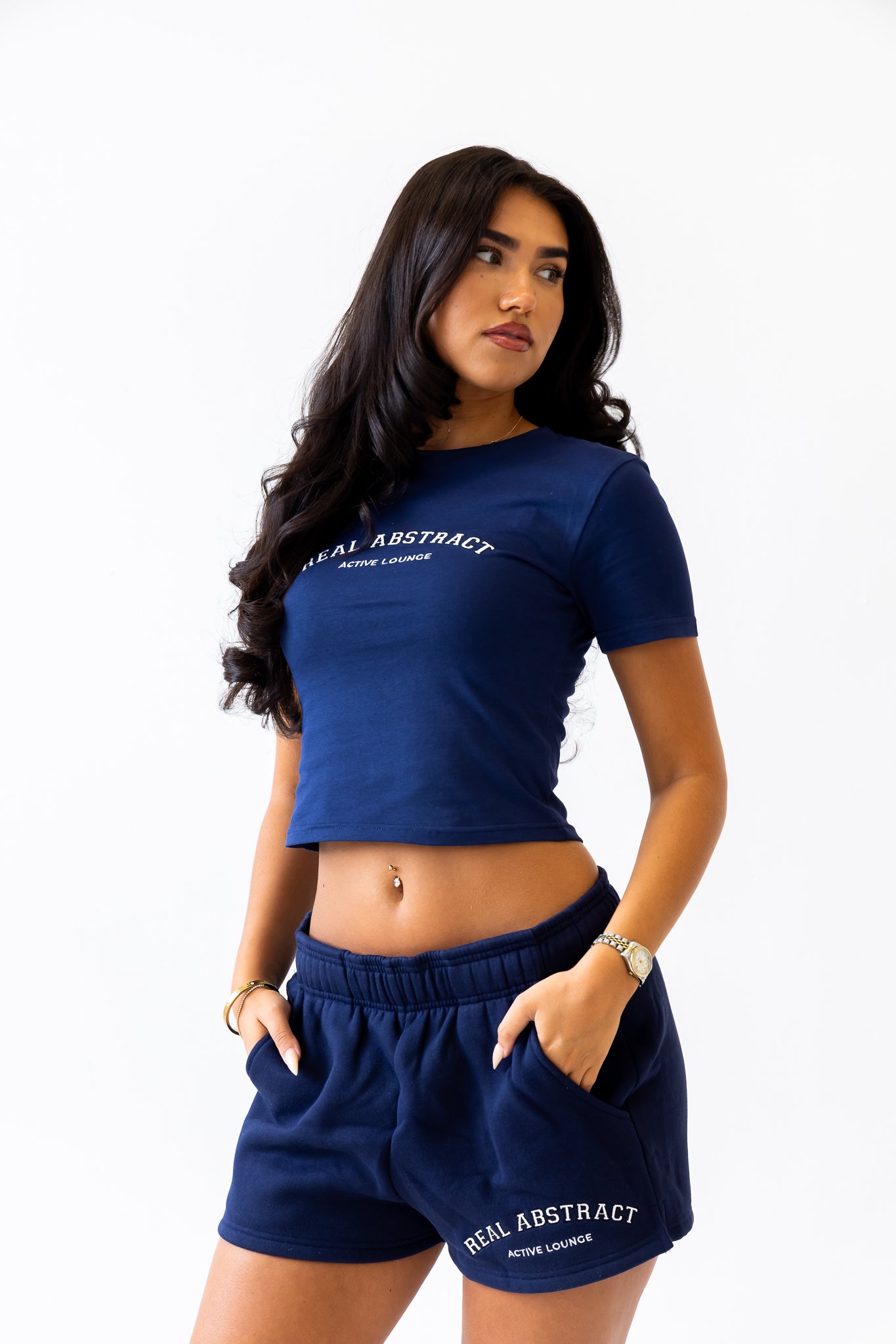 Navy Active Lounge Shorts