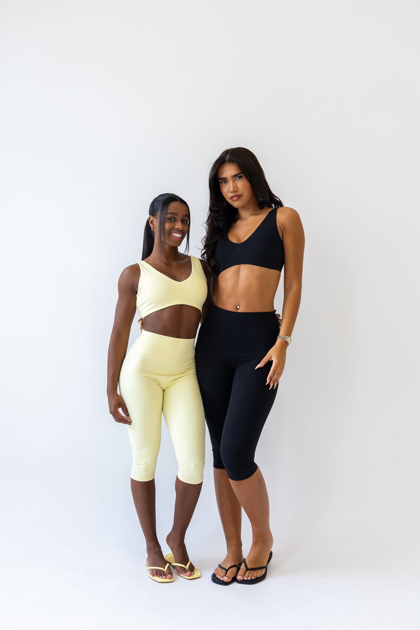 Black Scoop Crop Top