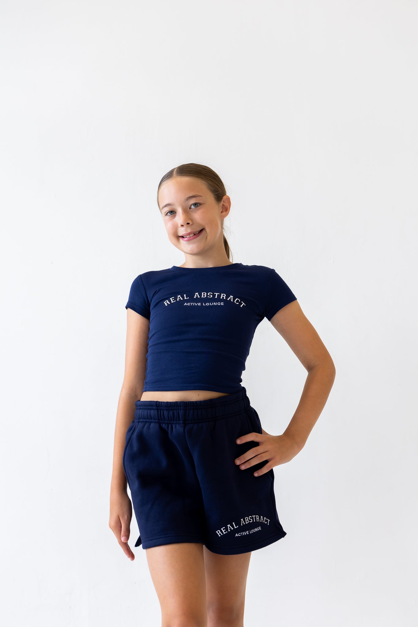 Navy Active Lounge Shorts