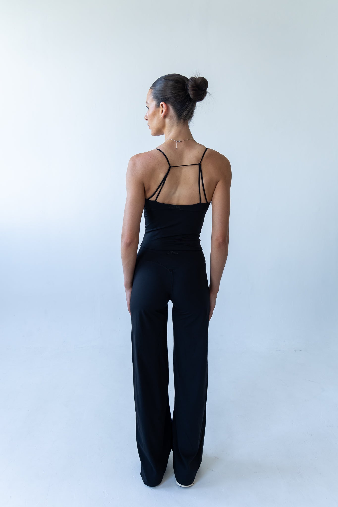 Black Soft Sculpt Straight Leg Trousers